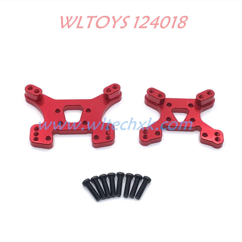 WLTOYS 124008 RC Car Upgrade Parts Rear and Front Shock Plate