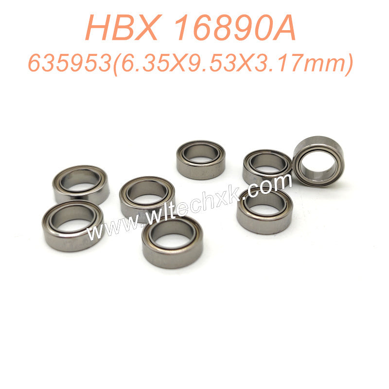 635953-HBX 16890A Parts Ball Bearings (6.35X9.53X3.17mm)  