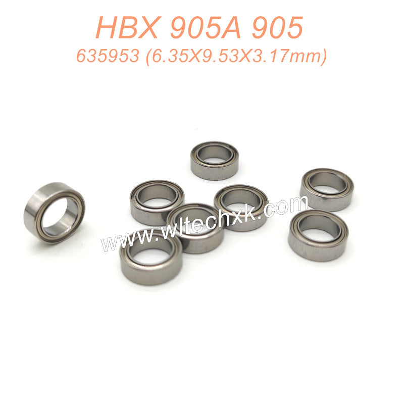 HAIBOXING HBX 905A 905 RC CAR Parts Ball Bearings  (6.35X9.53X3.17mm)635953