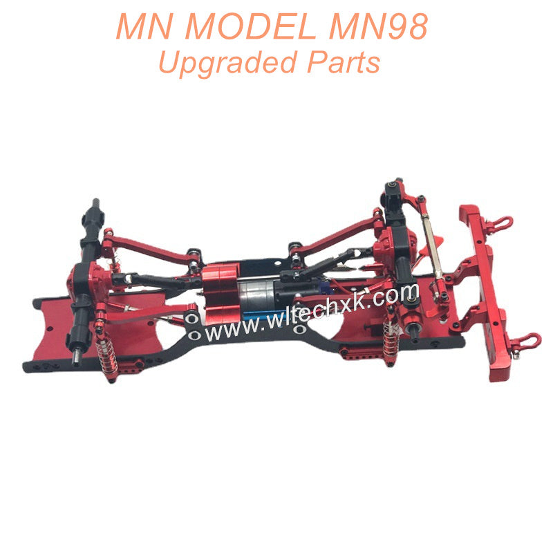 7-MN-MODEL-MN98-D98-Upgrade-Parts-Metal-Car-Body-Kit-Red-1