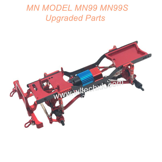 7-MN-MODEL-MN99-MN99S-Upgrade-Parts-Metal-Car-Body-Kit-Red