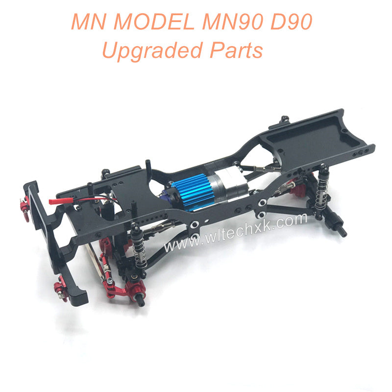 7-MNMODEL-MN90-D90-CAR-Upgrade-Parts-Metal-Car-Body-Kit-Black-1