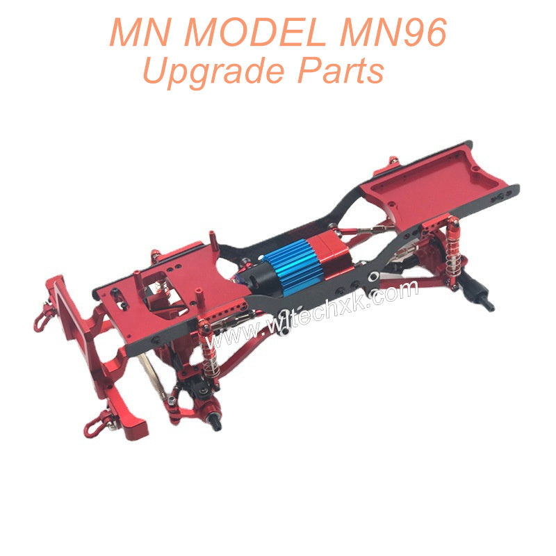 7-MNMODEL-MN96-Upgrade-Parts-Metal-Car-Body-Kit-Red