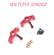 WLTOYS 104002 Steering Cups Upgrade 1/10 brushless 4WD Brushless 60km/h RC Car red