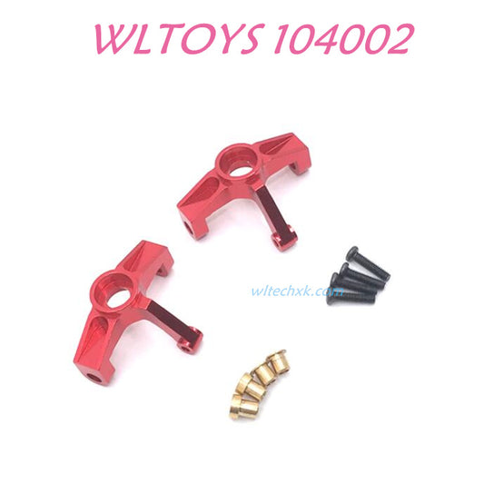 WLTOYS 104002 Steering Cups Upgrade 1/10 brushless 4WD Brushless 60km/h RC Car red