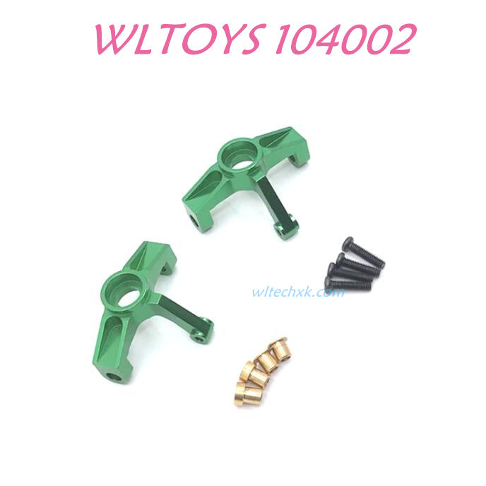 WLTOYS 104002 Steering Cups Upgrade 1/10 brushless 4WD Brushless 60km/h RC Car green