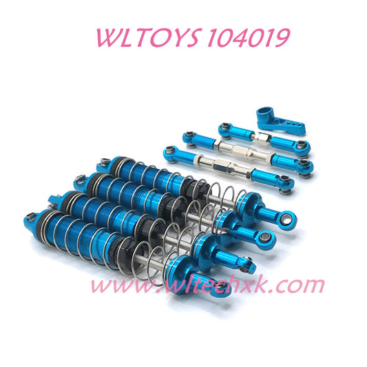 WLTOYS 104019 1/10 RC Car Parts Shock and Connect Rods upgrade