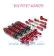 WLTOYS 104019 Upgrade parts Shock and Connect Rods