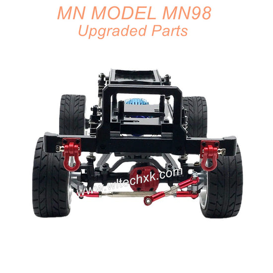 7A-MN-MODEL-MN98-D98-Upgrade-Parts-Metal-Car-Body-Kit-with-Wheel-Black-1