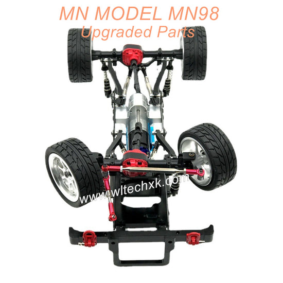 7A-MN-MODEL-MN98-D98-Upgrade-Parts-Metal-Car-Body-Kit-with-Wheel-Black-2