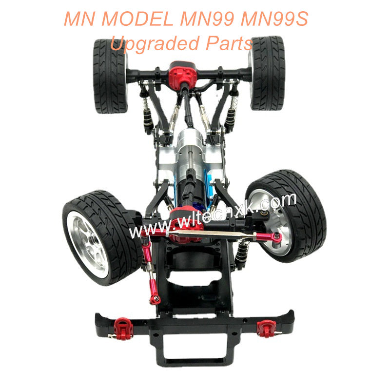 7A-MN-MODEL-MN99-MN99S-Upgrade-Parts-Metal-Car-Body-Kit-with-Wheel-Black-2