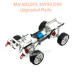 7A-MNMODEL-MN90-D90-CAR-Upgrade-Parts-Metal-Car-Body-Kit-with-Wheel-Silver