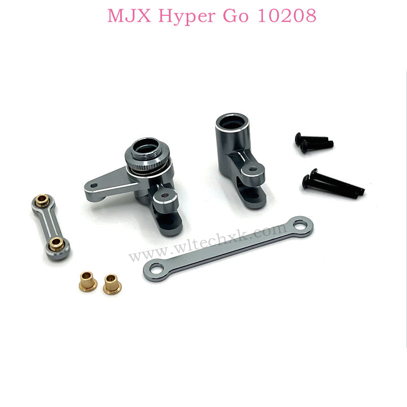 MJX Hyper Go 10208 RC Car Upgrades Parts Steering Connect Rod Set grey