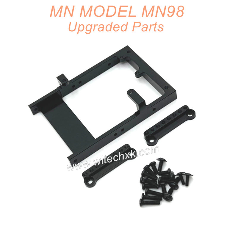 8-MN-MODEL-MN98-D98-Upgrade-Parts-Servo-Holder-and-Shock-Seat-Black