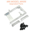 8-MN-MODEL-MN98-D98-Upgrade-Parts-Servo-Holder-and-Shock-Seat-Silver