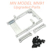 8-MNMODEL-MN91-rc-car-Upgrade-Parts-Servo-Holder-and-Shock-Seat-Silver