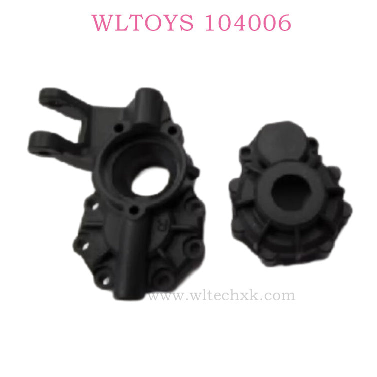 Original parts of WLTOYS 104006 Front Axle Right Gearbox Cover kit