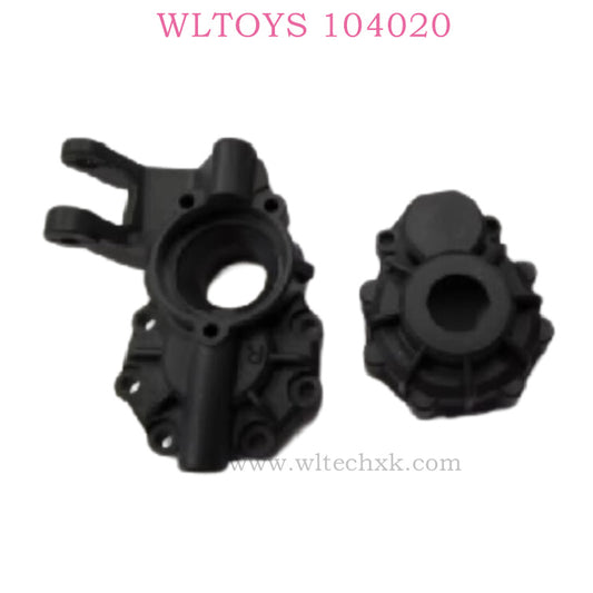 Original WLTOYS 104020 RC Car Part Front Axle Right Gearbox Cover kit