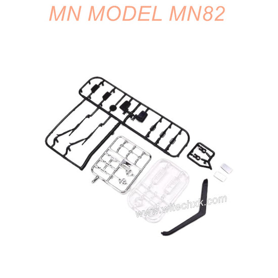 82A-03 MN MODEL MN82 RC CAR Parts Trim Kit-1