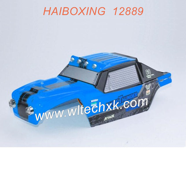 891-B003-HAIBOXING12889 Parts Car Body Shell Blue