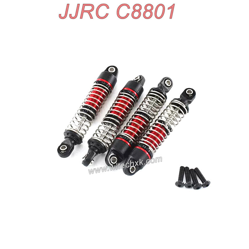 JJRC C8801 RC CAR Original Parts Metal Cylinder Shock Absorber (4 Pieces)