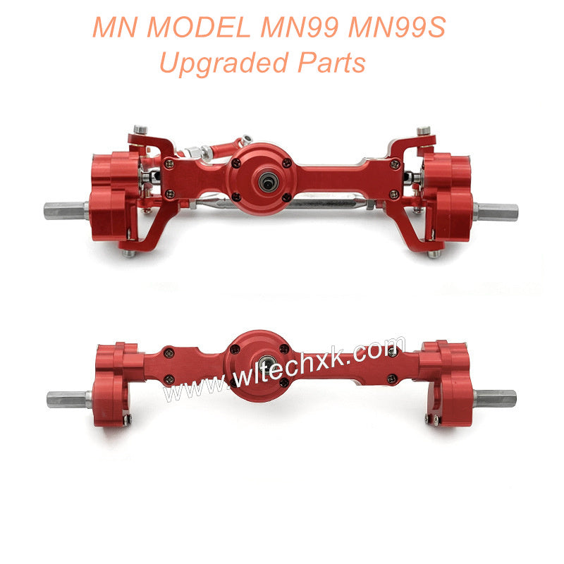 9-MN-MODEL-MN99-MN99S-Upgrade-Parts-Front-and-Rear-Axle-Assembly-Red