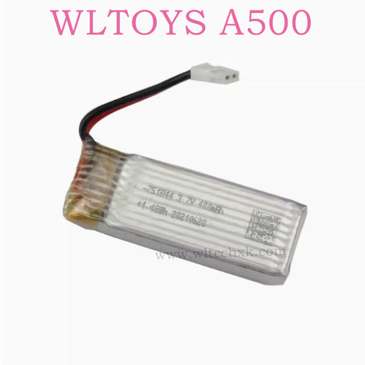 WLTOYS XK A500 RC Plane parts 0011 3.7V 400Ah Battery