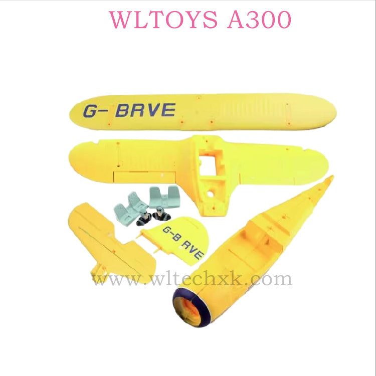 WLTOYS A300 RC Plane Original parts 0001 Foam kit  yelliw