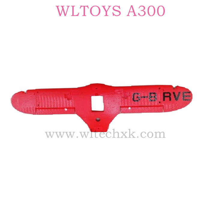 WLTOYS A300 RC Plane Original parts 0004 Lower wing set red