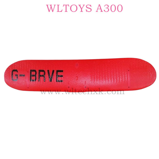 WLTOYS A300 RC Plane Original parts 0005 Upper wing set red