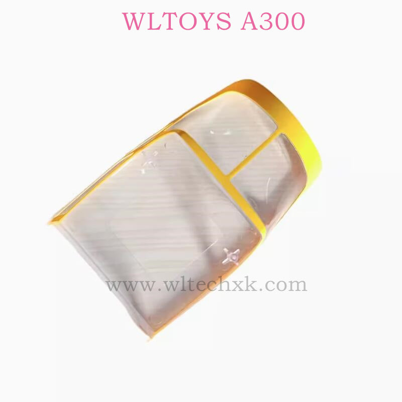 WLTOYS A300 RC Plane Original parts 0008 Engine Room Cover Assembly yellow