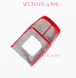 WLTOYS A300 RC Plane Original parts 0008 Engine Room Cover Assembly red