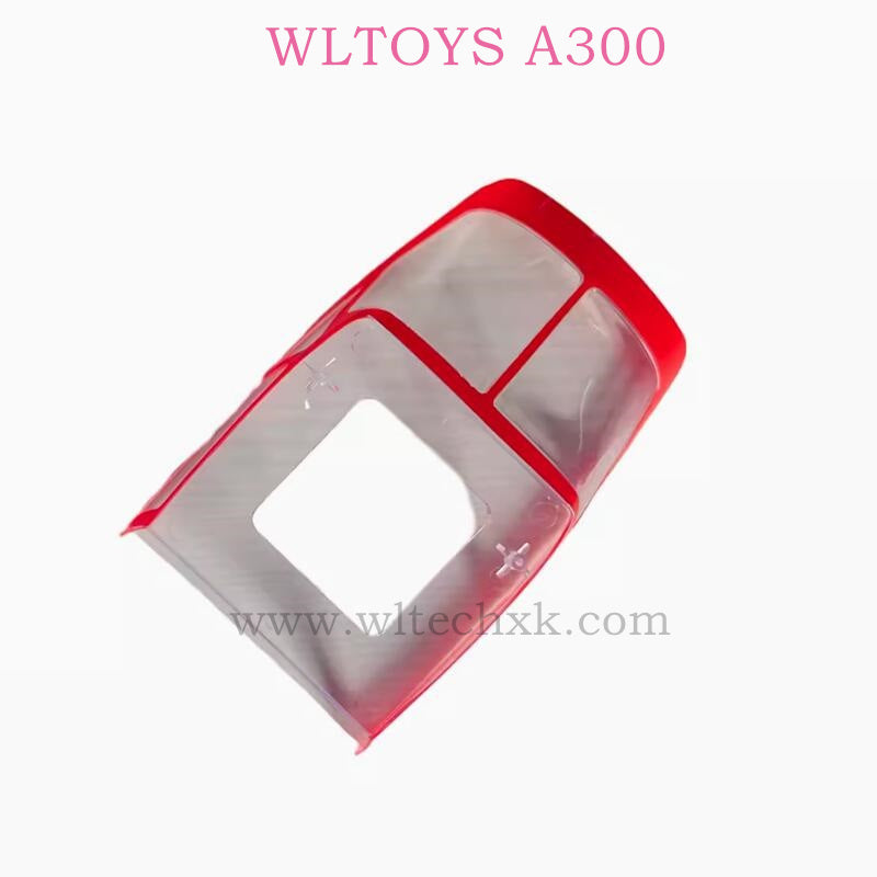 WLTOYS A300 RC Plane Original parts 0008 Engine Room Cover Assembly red