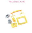 WLTOYS A300 RC Plane Original parts 0014 Fuselage rubber parts group orange