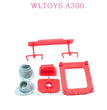 WLTOYS A300 RC Plane Original parts 0014 Fuselage rubber parts group red