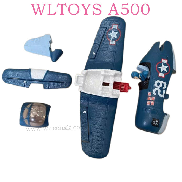 WLTOYS XK A500 RC Plane Original parts A500-0001 Main Dody Set