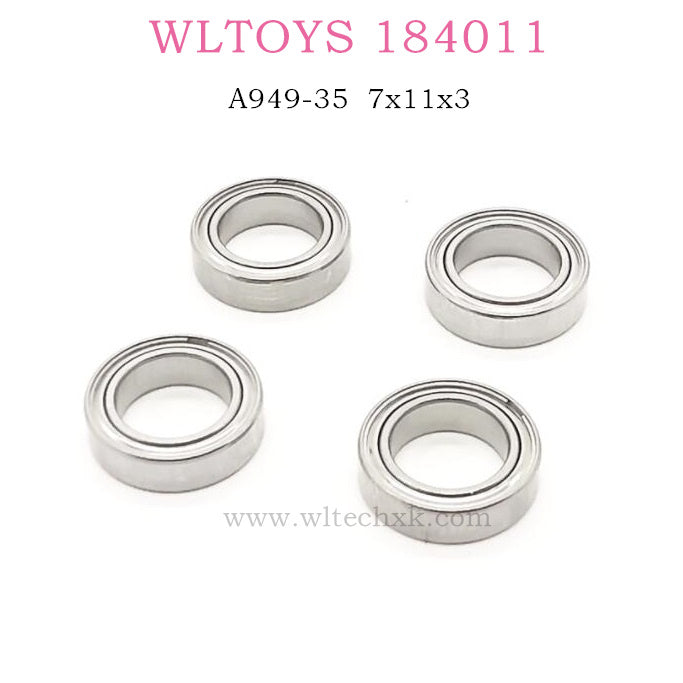 WLTOYS 184011 Parts A949-35 7x11x3 Ball Bearing Original parts