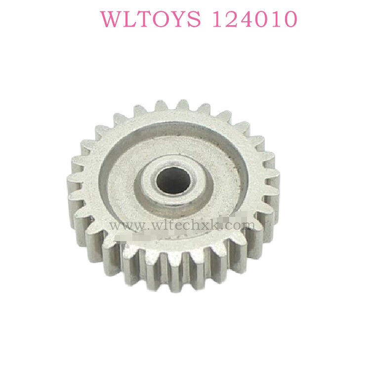 Original WLTOYS 124010 RC Car part A959-B-15 Motor Gear silver