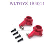 Upgrade For WLTOYS 184011 Parts Front Steering Cups red