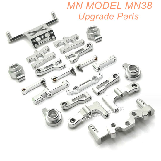 B2-MN-RC MN38 Upgrade PARTS-Metal Kit Silver