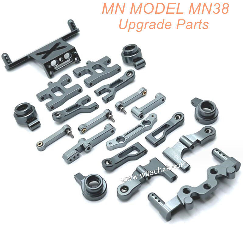 B2-MN-RC MN38 Upgrade PARTS-Metal Kit Titianium