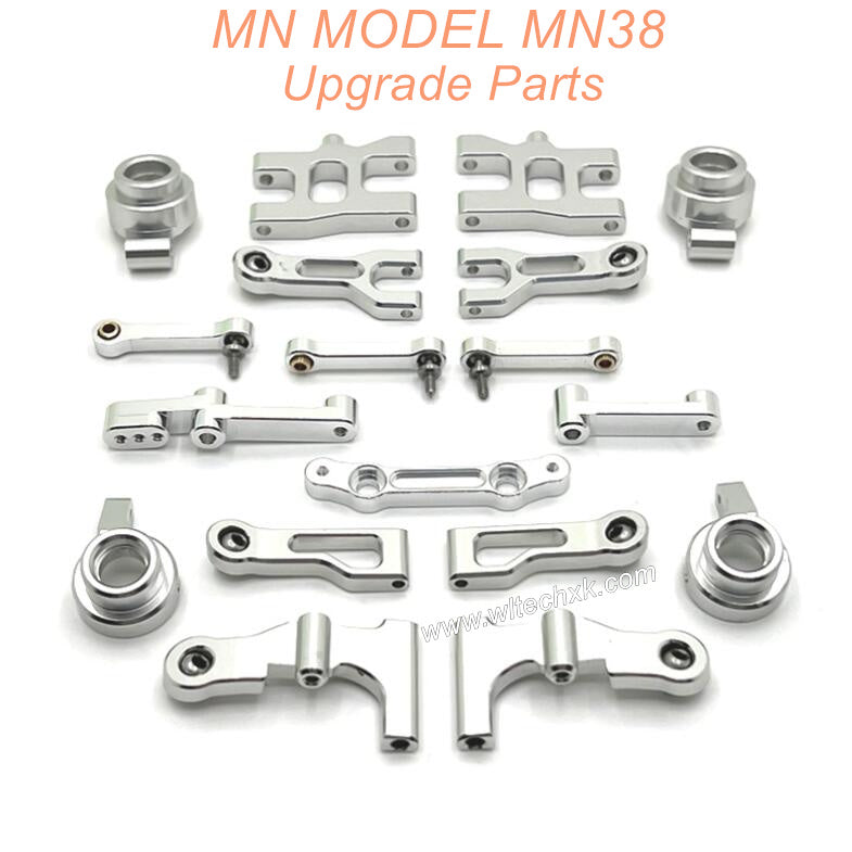 B3-MN-RC MN38 Upgrade PARTS-Metal Kit Silver