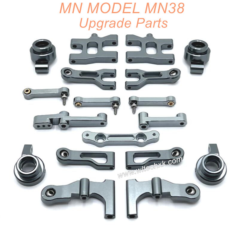 B3-MN-RC MN38 Upgrade PARTS-Metal Kit Titianium