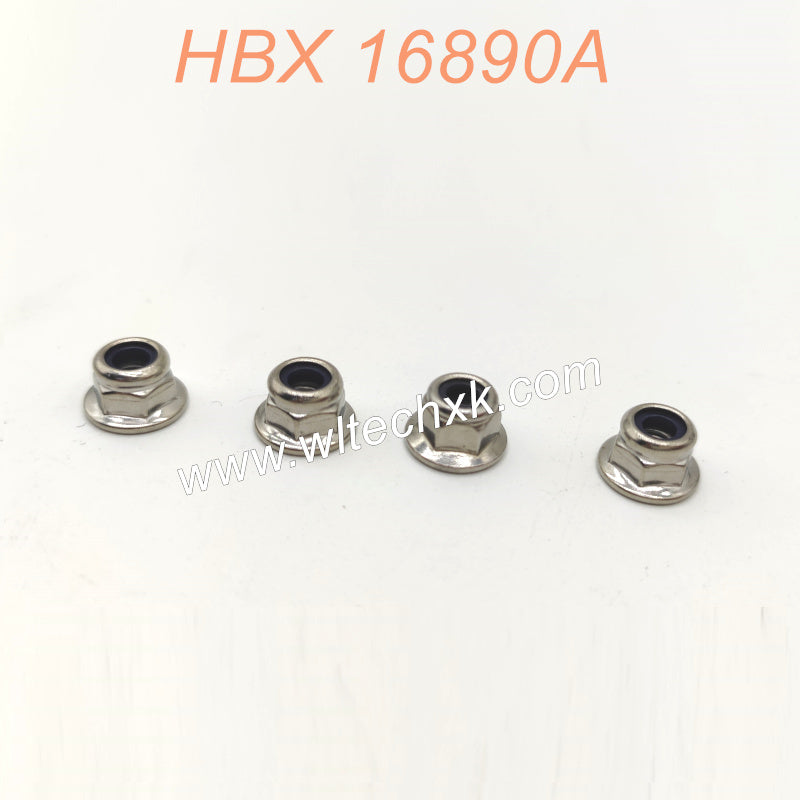 H003-HAIBOXING 16890A PRO Parts M4 Flange Locknut