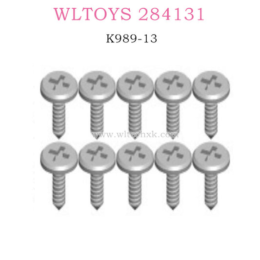 WLTOYS 284131 1/28 RC Car Original parts K989-13 Screws set