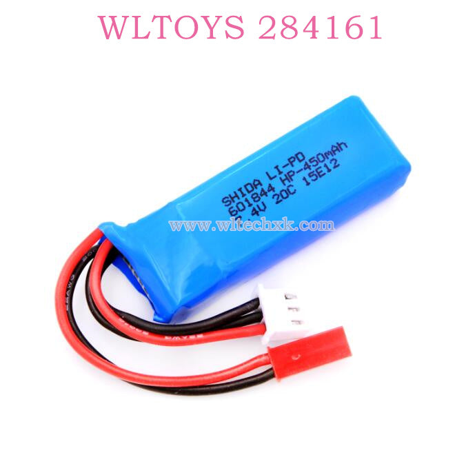 WLTOYS 284161 1/28 RC Car Original parts 7.4V Lipo Battery 450mAh