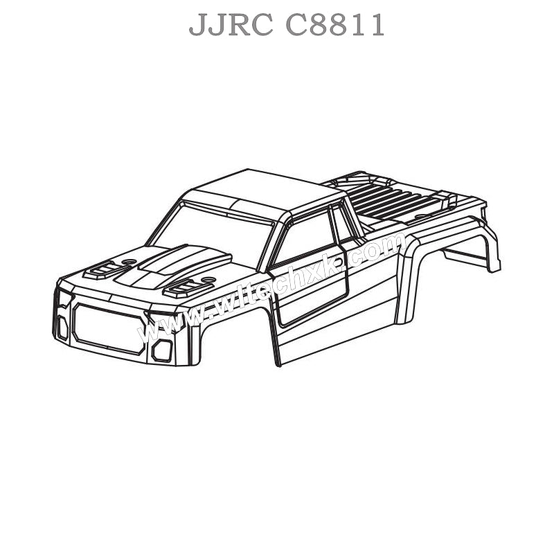 P2001A JJRC C8811 Spare Parts Body Shell