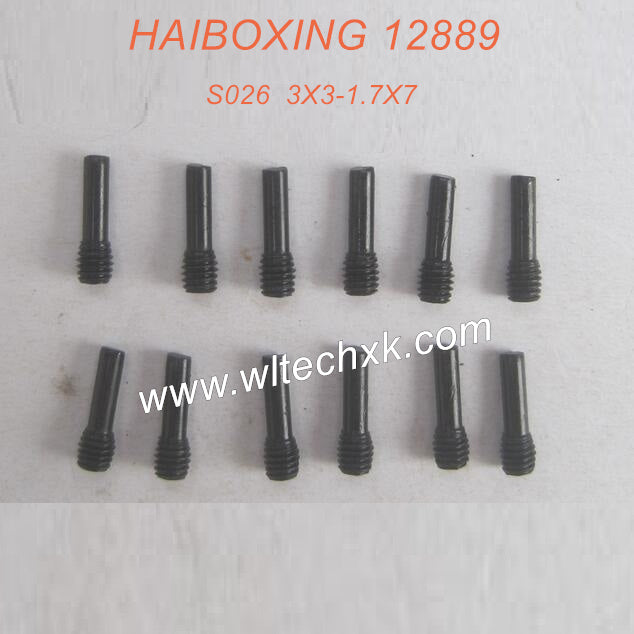 S026-HAIBOXING 12889 Parts Grub Screw 3X3-1.7X7-2(1)