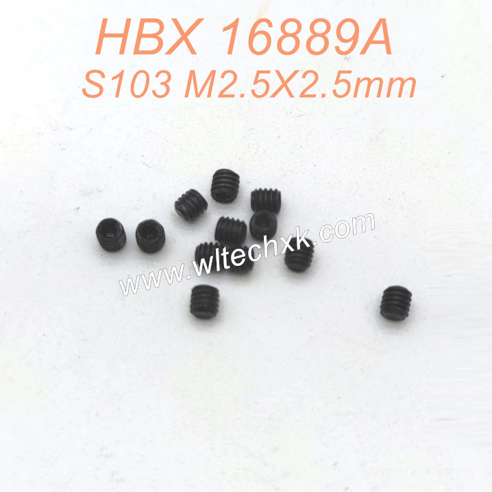 S103-HAIBOXING 16889A 16889 Parts M2.5X2.5mm Screws