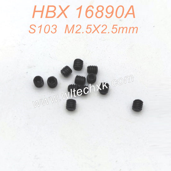 S103-HBX 16890A Parts M2.5X2.5mm Screws